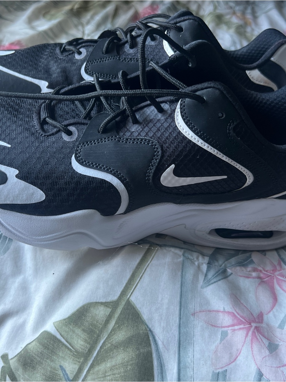 Nike Black and White Low-Top Athletic Sneakers
